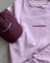 Overstimulated Sweatshirt Pink