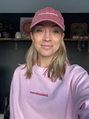 Overstimulated Sweatshirt Pink