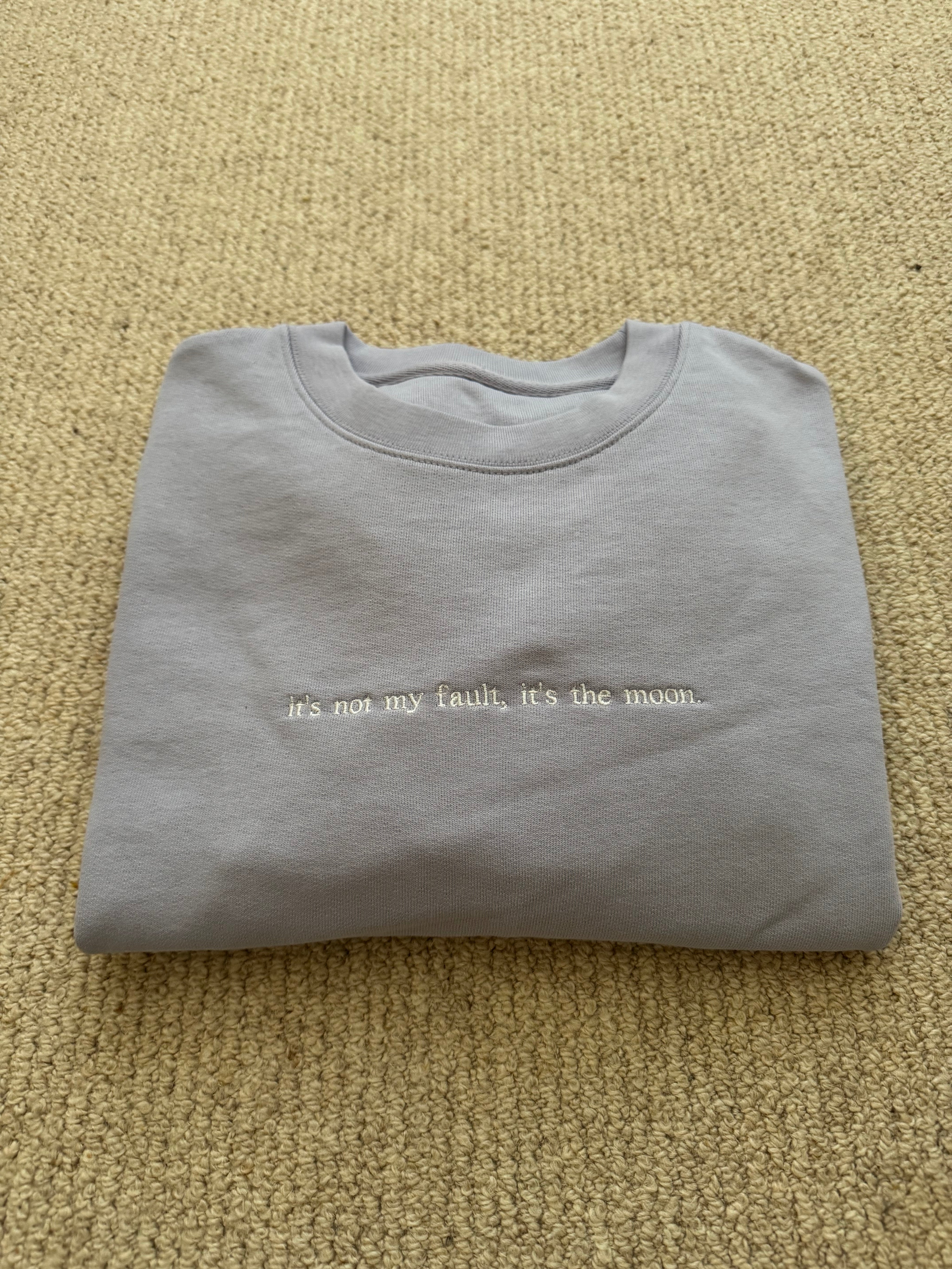 It's The Moon Organic Cotton Sweatshirt