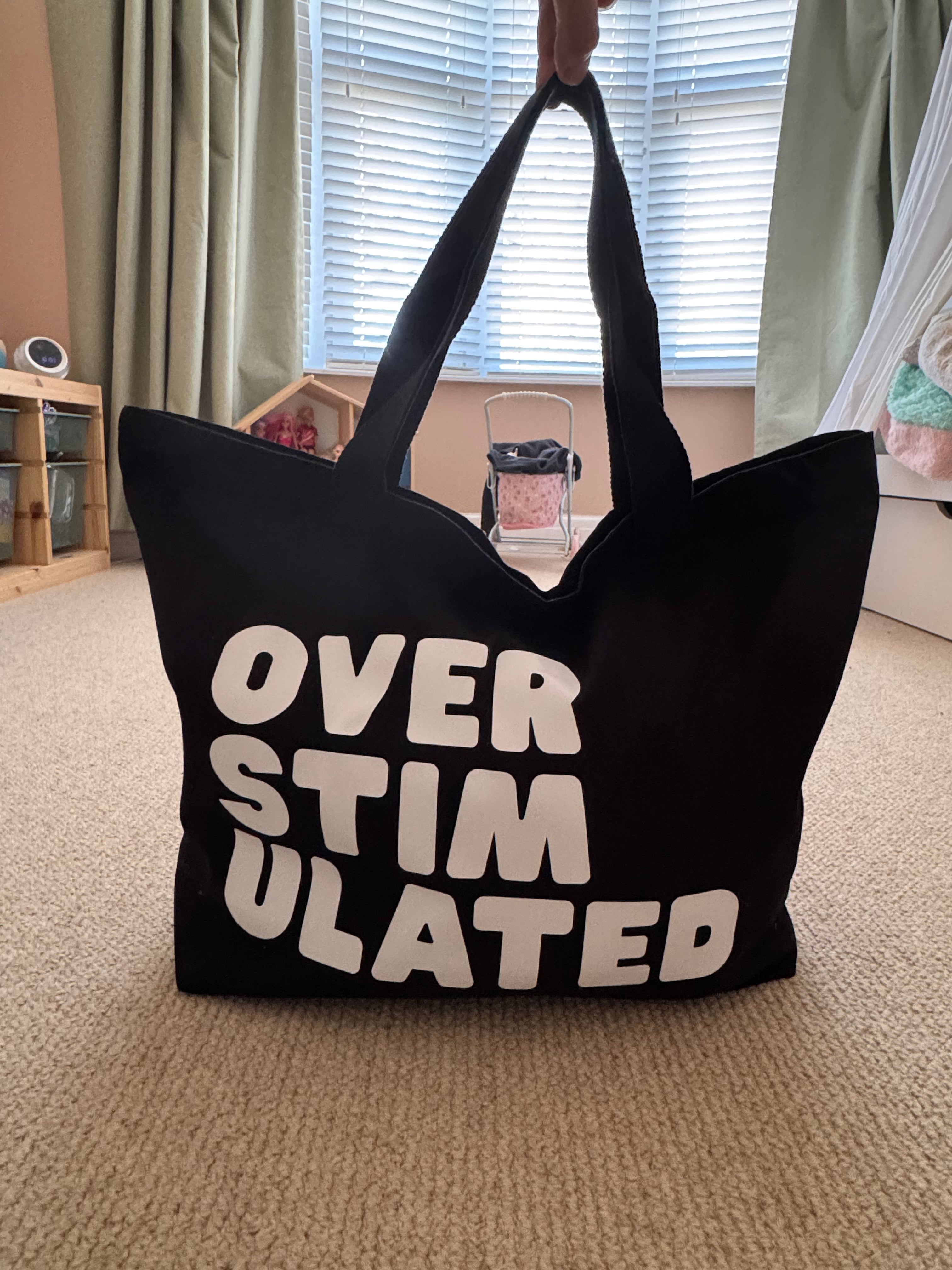 Overstimulated Cotton Tote Bag