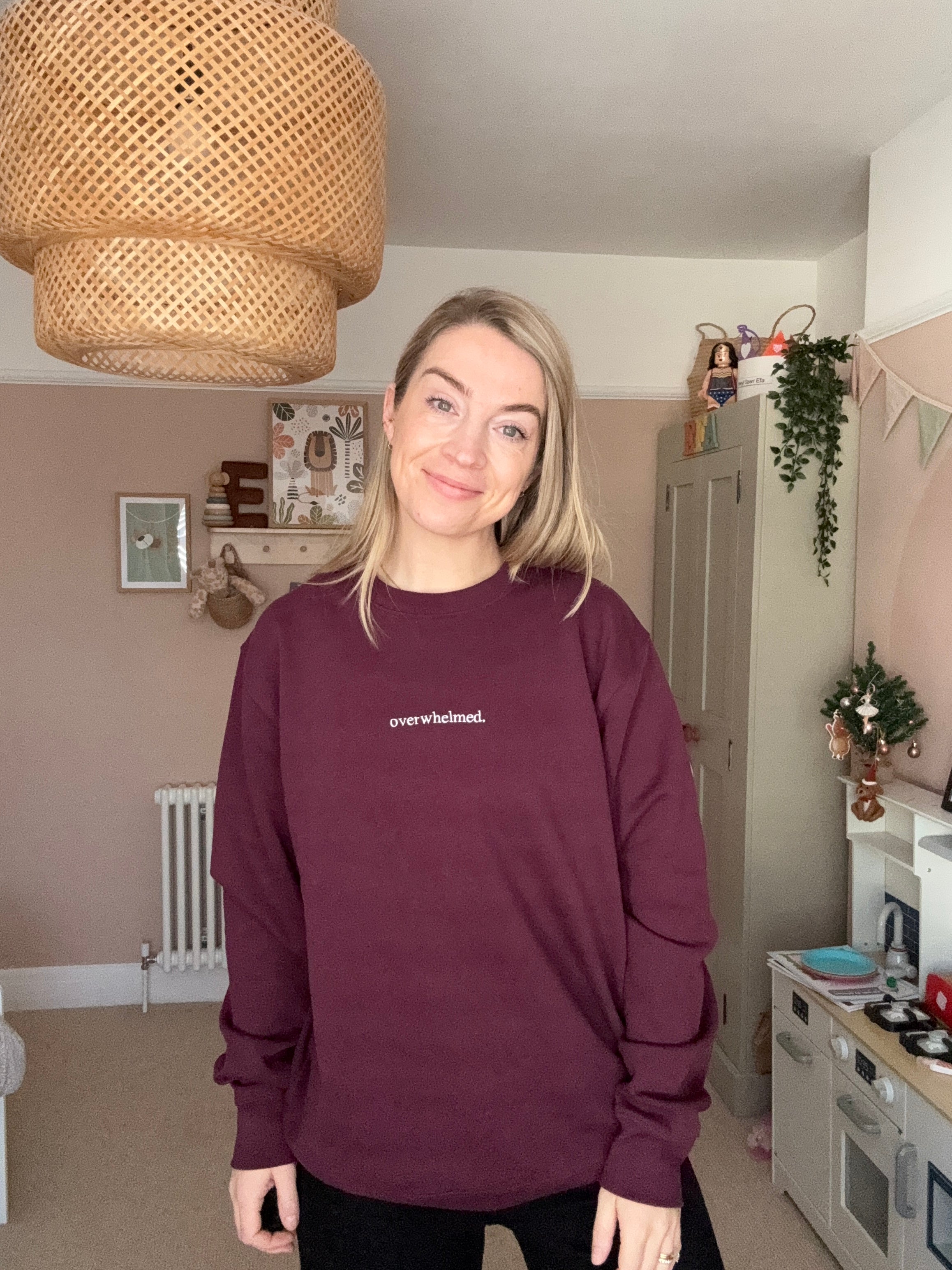 Overwhelmed Organic Cotton Sweatshirt