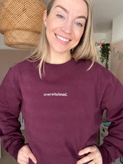 Overwhelmed Organic Cotton Sweatshirt